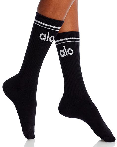 alo yoga throwback socks